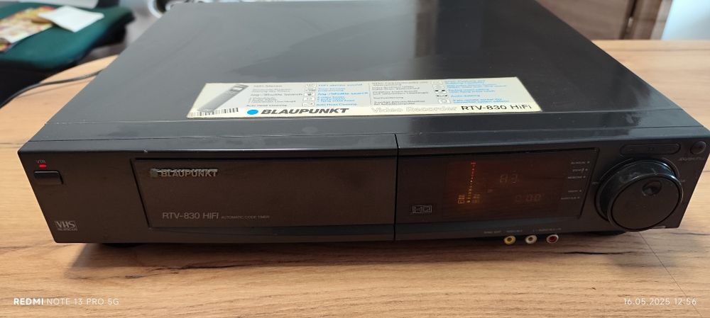 Video recorder blaupunkt RTV-830 Hifi