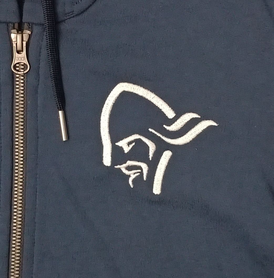 Norrona Hoodie оригинално горнище S памучен суичър туризъм планина