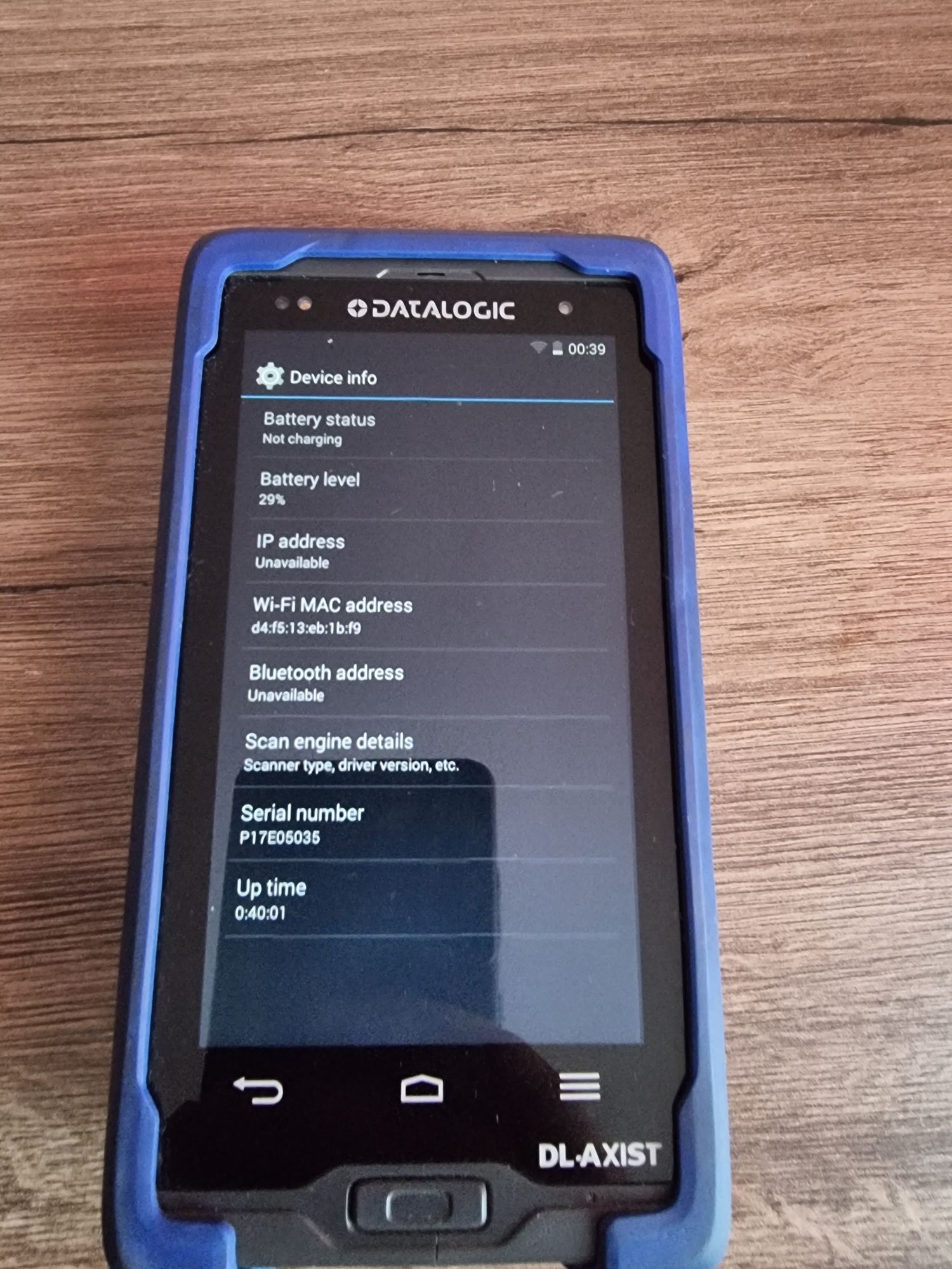 Datalogic pda scanner