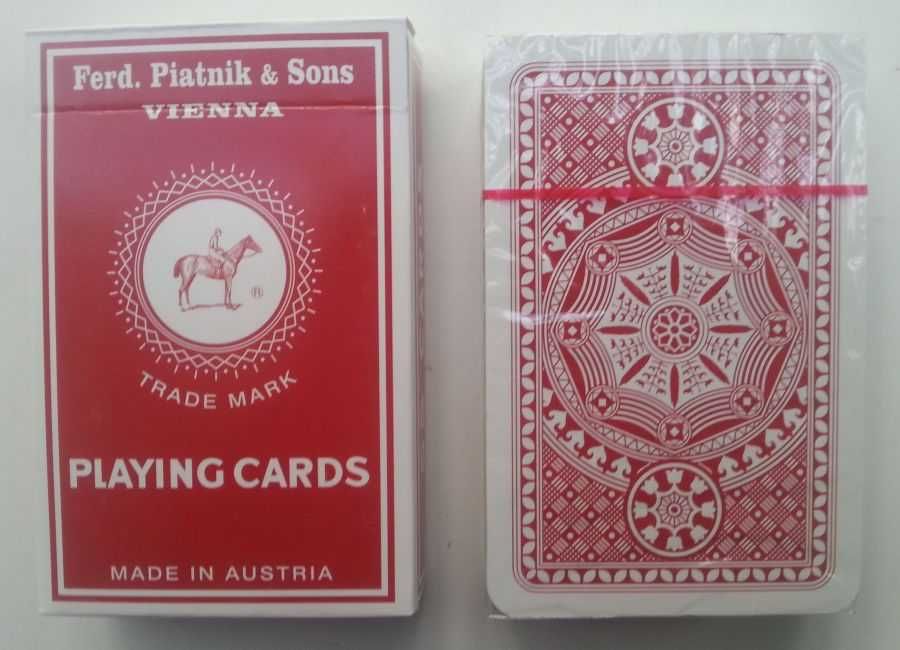 Оригинални НОВИ Австрийски Карти за игра на марката Piatnik®