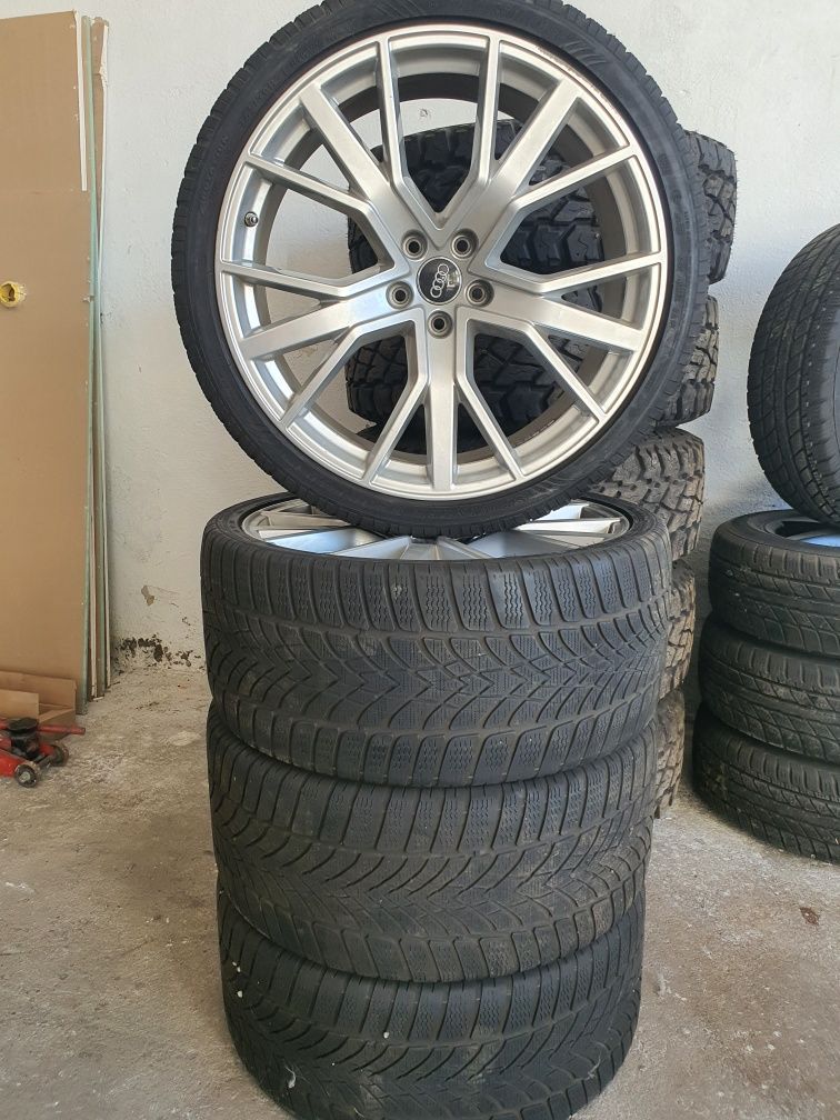 Audi RS6 plus performance 9.5Jx21 ET25 + зимни гуми 285/30/21 DUNLOP D