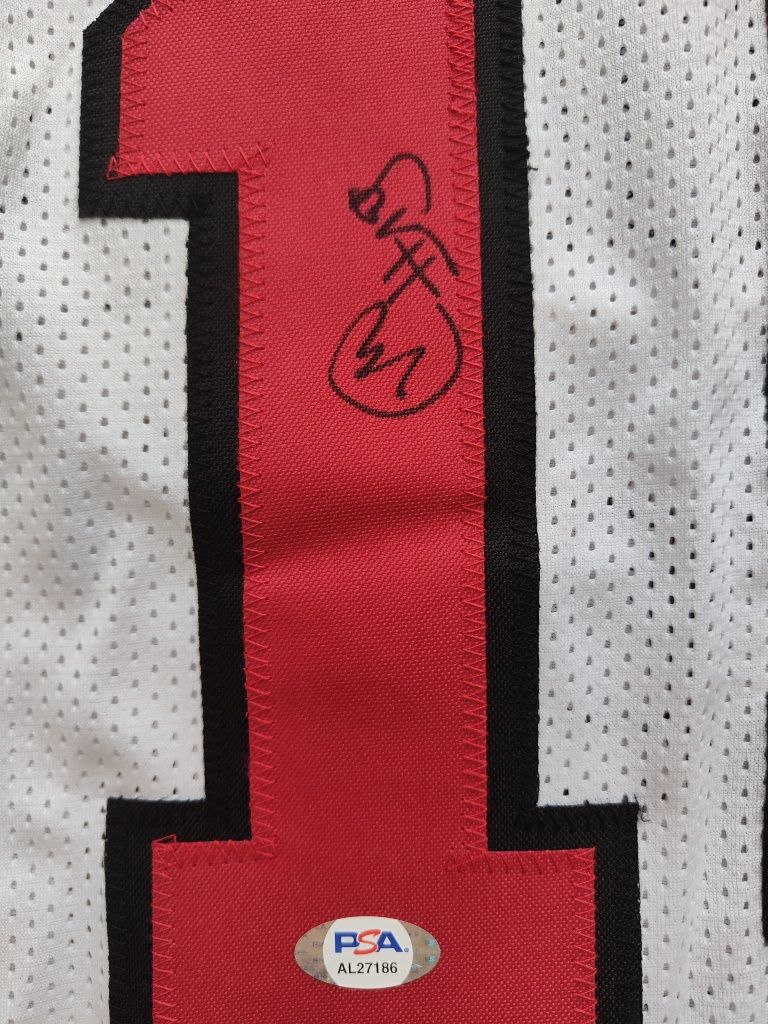 Марко Симонович Chicago Bulls - потник - с автограф и PSA автентичност