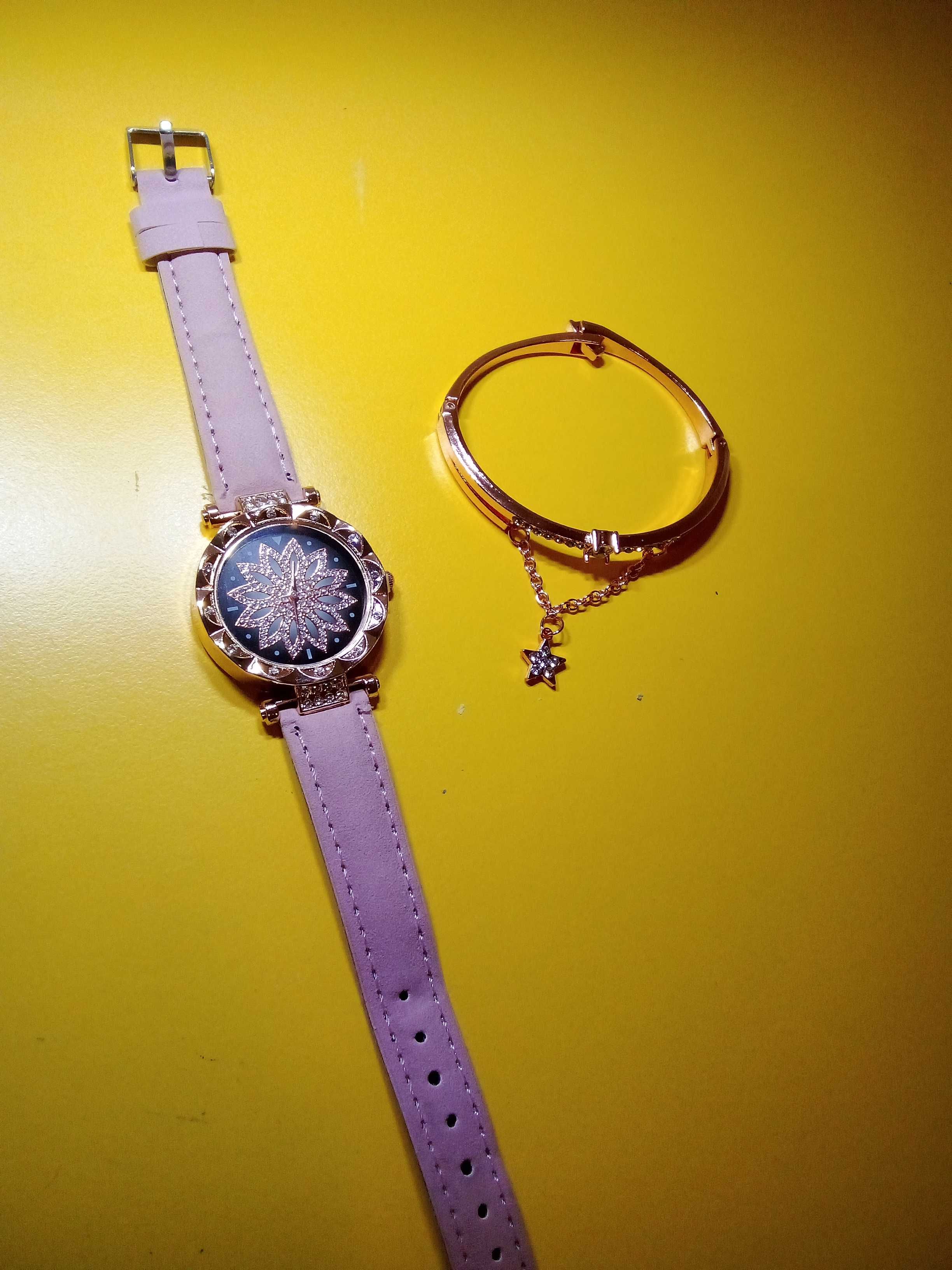 Луксозен дамски часовник плюс подарък гривна промоция