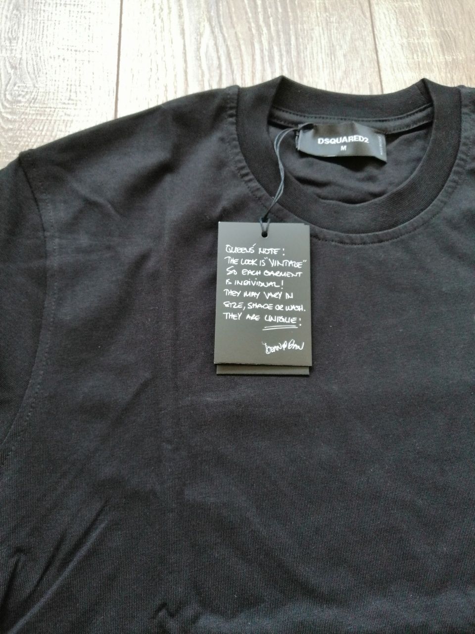 Disquared devil мъжка тениска в черен цвят  M  XL XXL