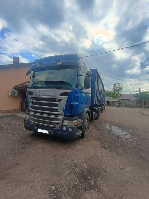 Camion abrollkipper Scania G 440  si remorca HUEFFERMANN