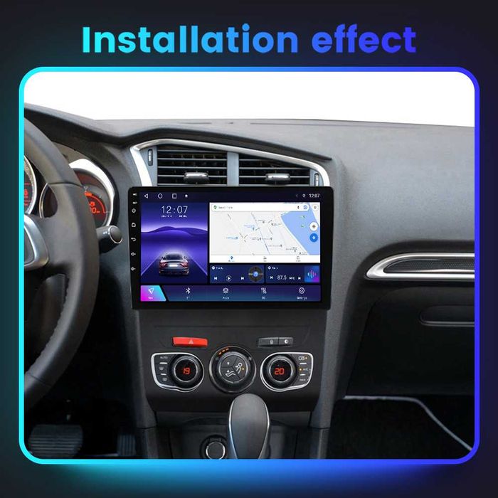 NAVIGATIE Android 14 Citroen C4 II 2009 - 2018 1/8 Gb CarPlay +CAMERA