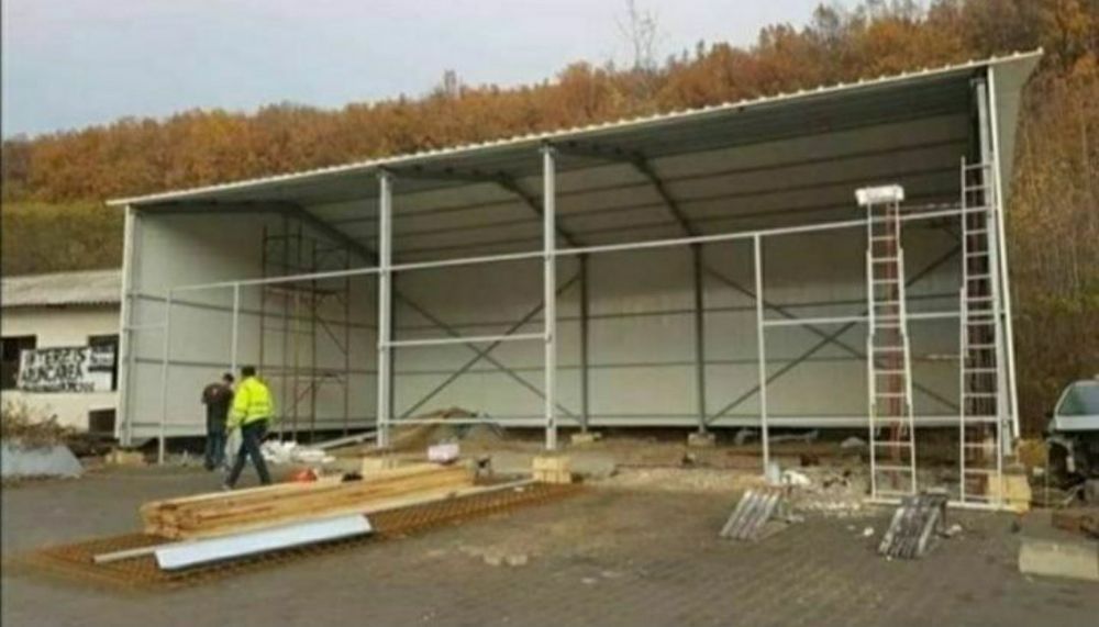 Vând și confectionez hale metalice lucrăm fără avans