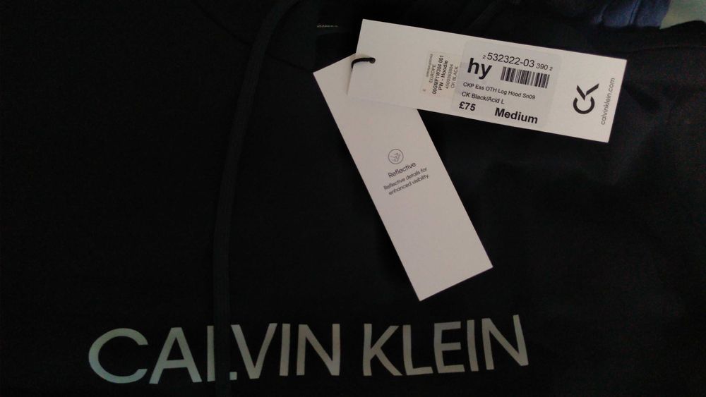 Hanorac Calvin Klein Performance Essential OTH Logo ck negru M/L