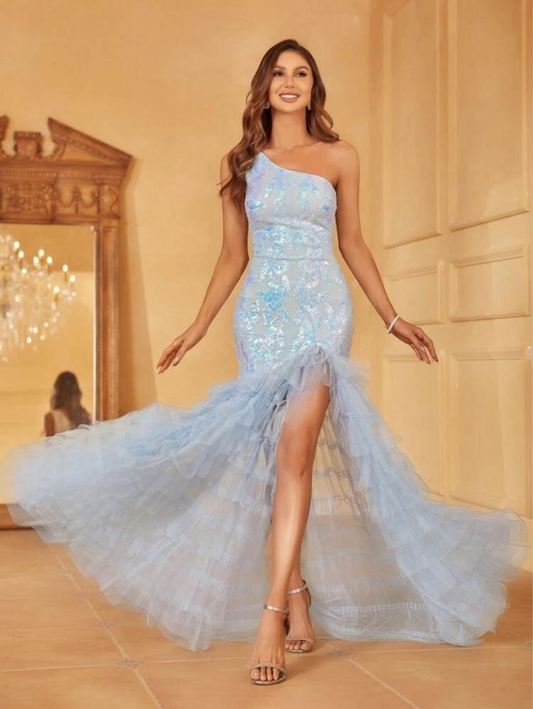 Rochie de seară , elegantă, albastră