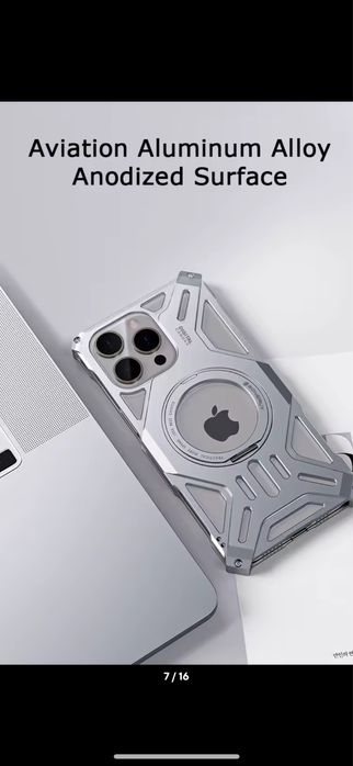 Husa iphone 13/14 pro, aluminiu , noua !!!