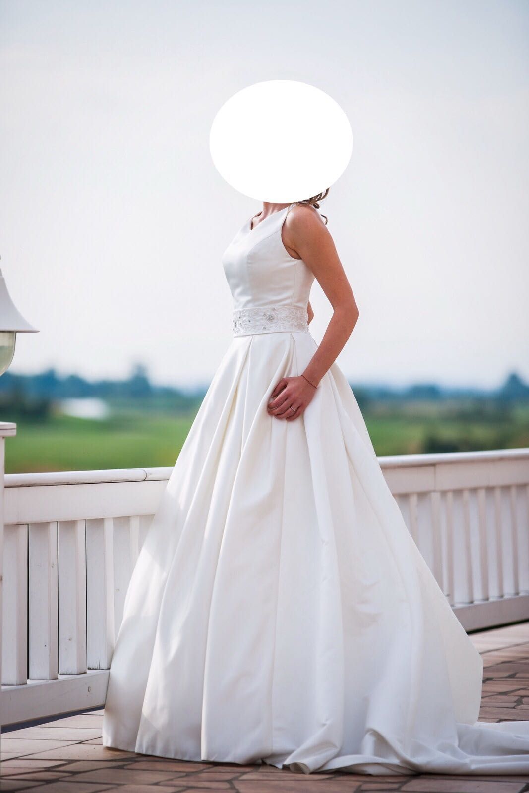 Булчинска рокля - Justin Alexander SINCERITY A-линия,V-образен гръб