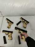 Pistol Airsoft GLOCK 18 metalic, set complet cu 500 bile incluse