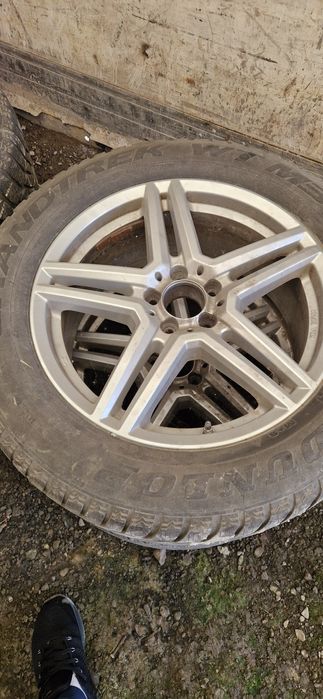Set 4 Jante r19 în stare ff bună cu anvelope  MS
