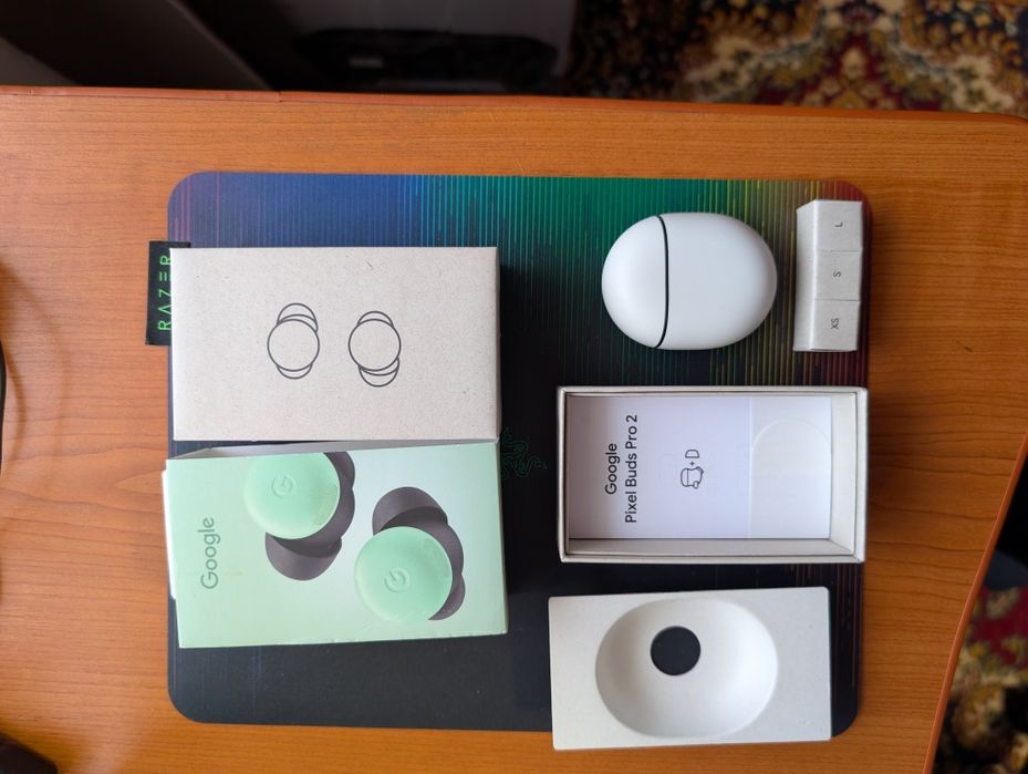 Vând căști audio in-ear Google Pixel Buds Pro 2 wintergreen.Cutia doa