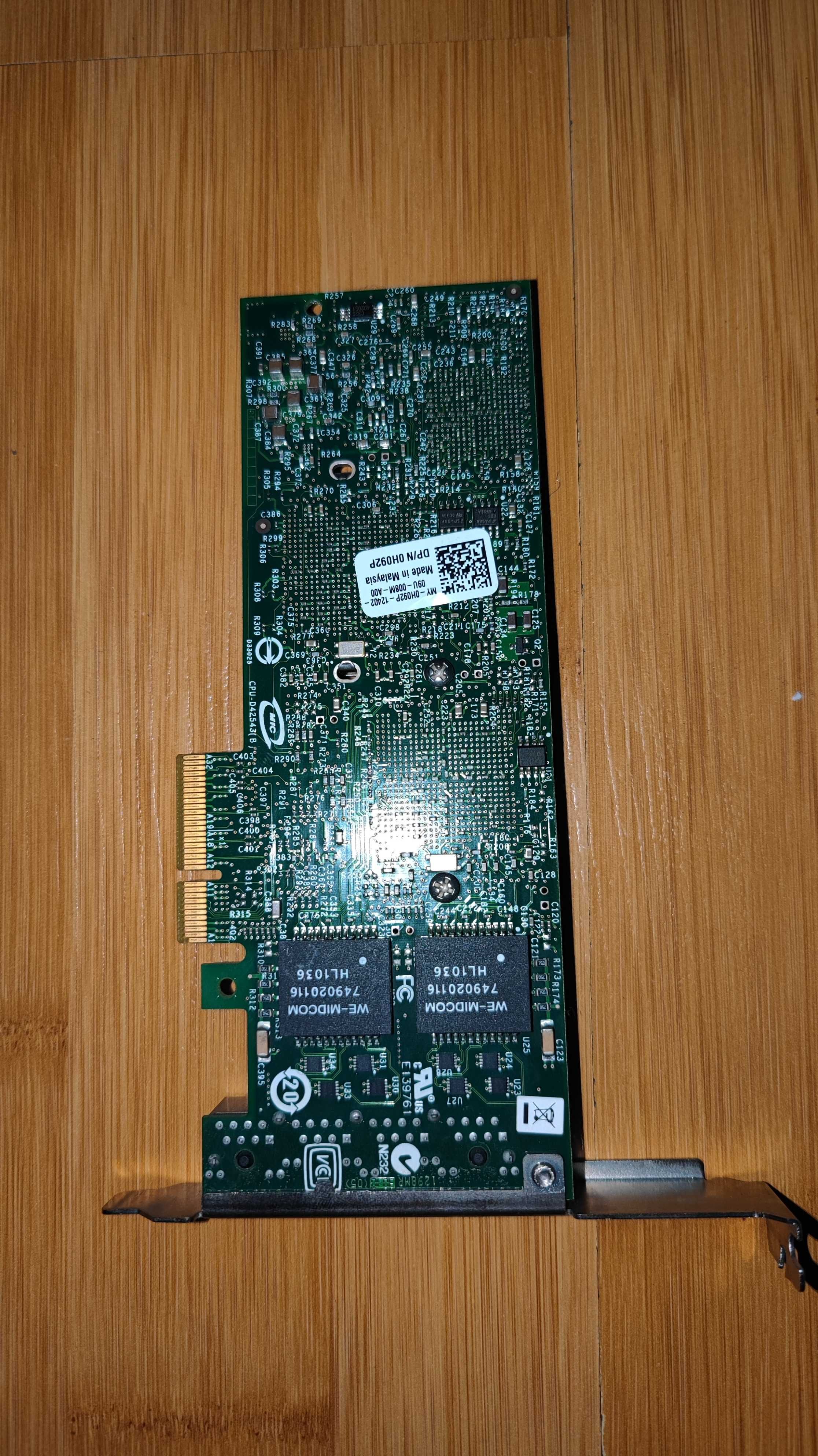 Placa de retea DELL Intel PRO/1000 VT, 10/100/1000, 4 Porturi