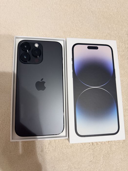 Vând iPhone 14 Pro Max 256GB, Space Black, baterie 86%