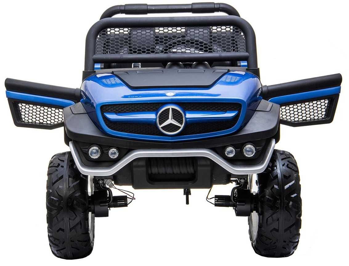 Masinuta electrica copii 2-8 ani Mercedes Unimog BIG 2 loc 4x4 Blue