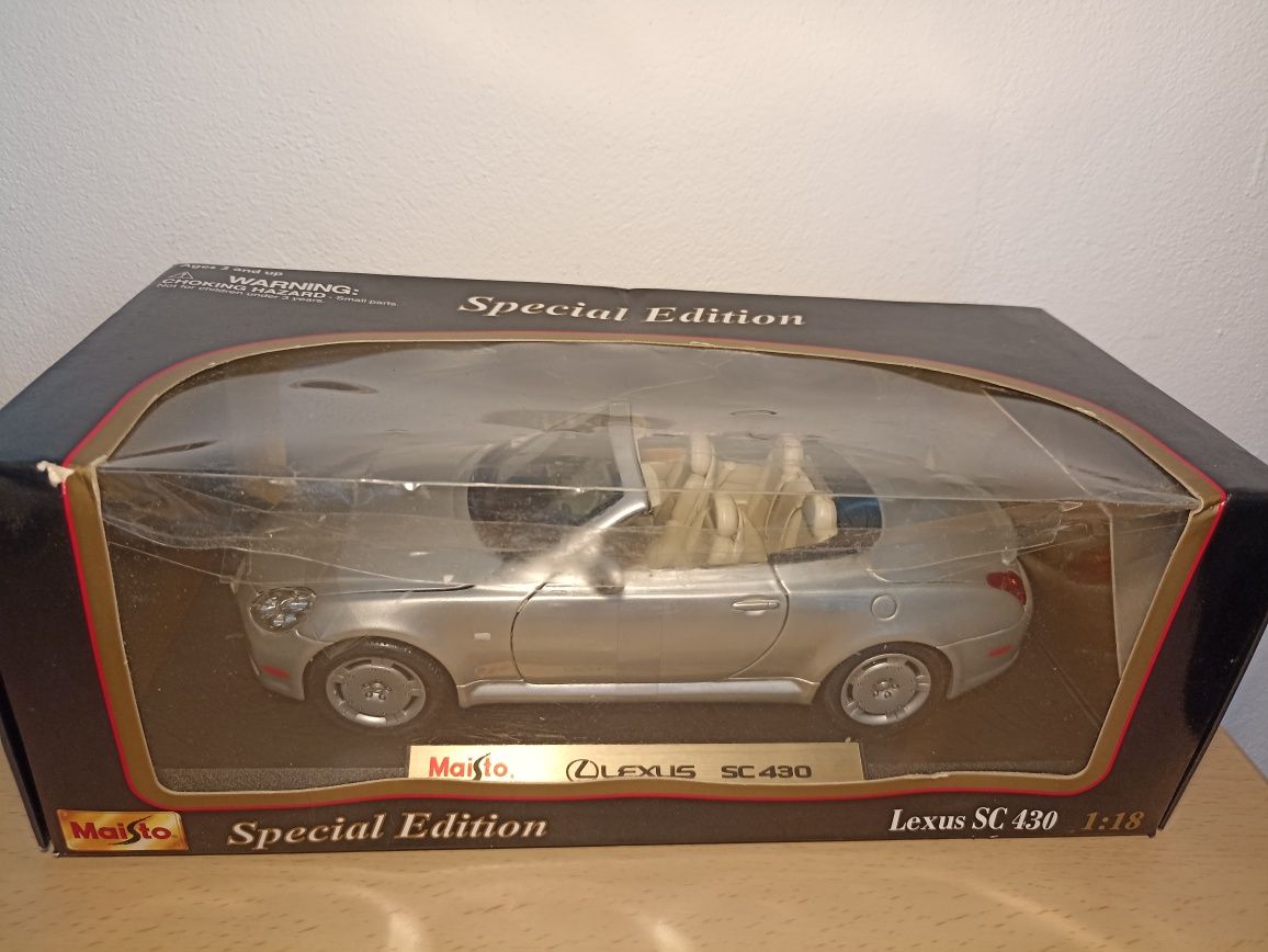 Macheta Lexus SC430, scara 1:18 maisto