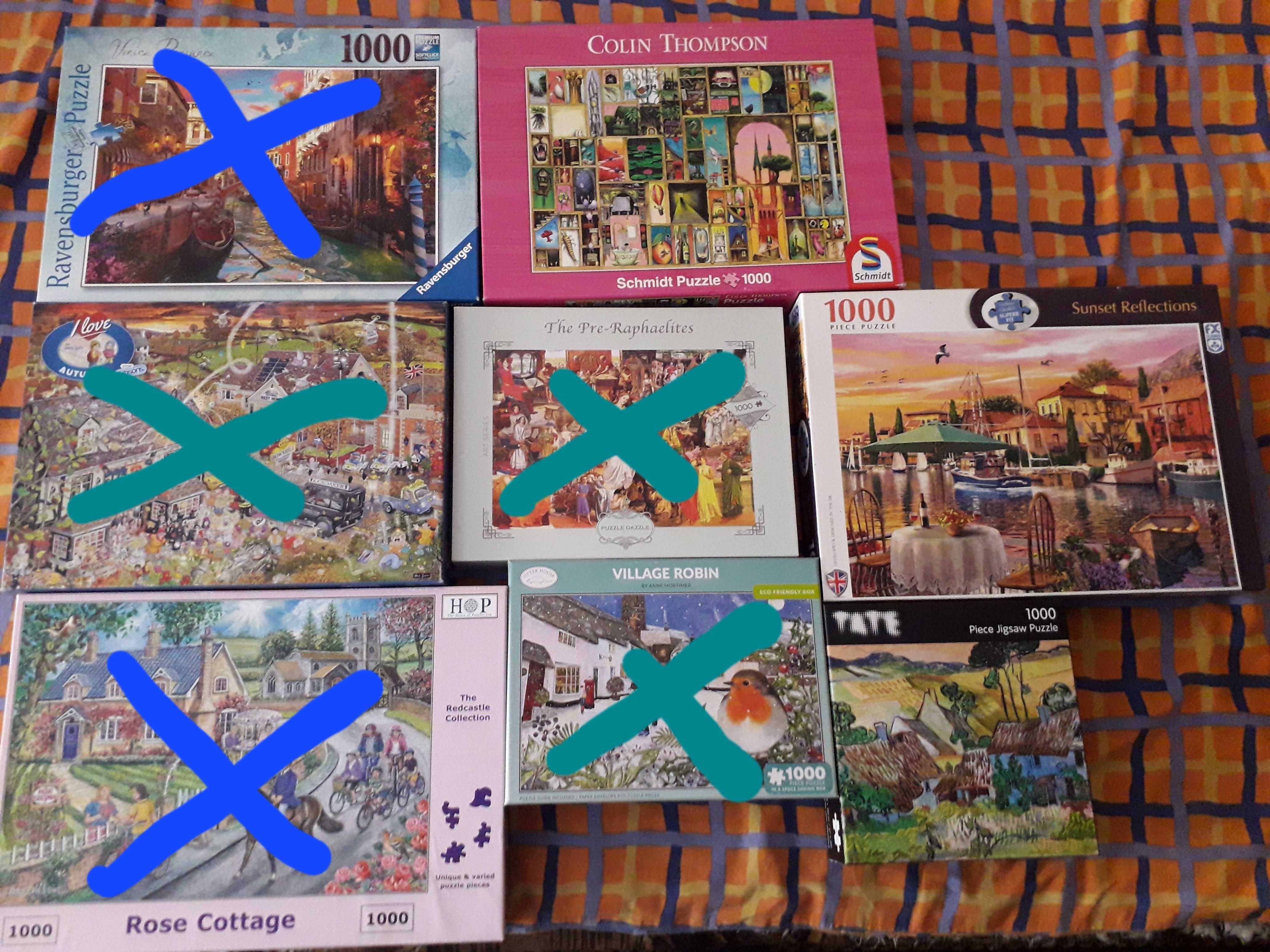 Пъзели 200;500;1000 части