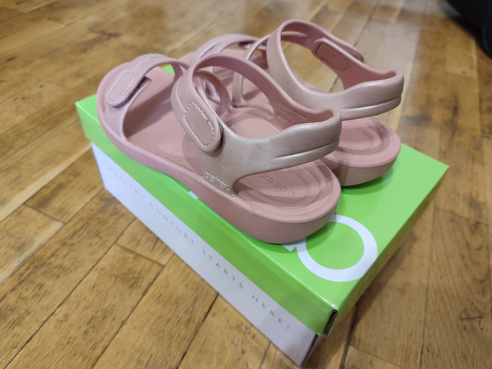 Aetrex Jillian Sport Blush ортопедични розови сандали номер 37