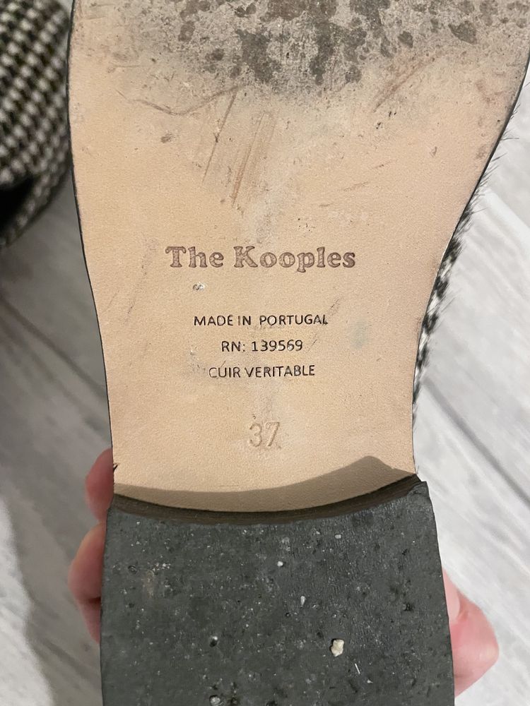 Pantofi mocasini The Kooples piele naturala