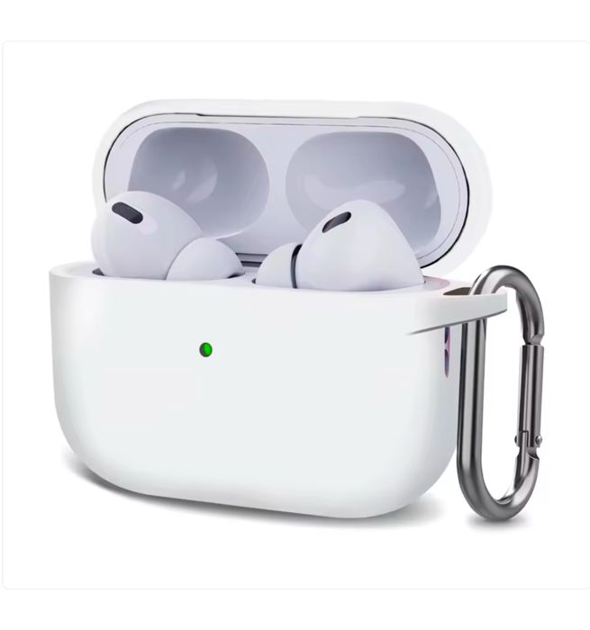 Husa Silicon cu Carabina Cutie Casti Air Pods Pro 1 2 3 4
