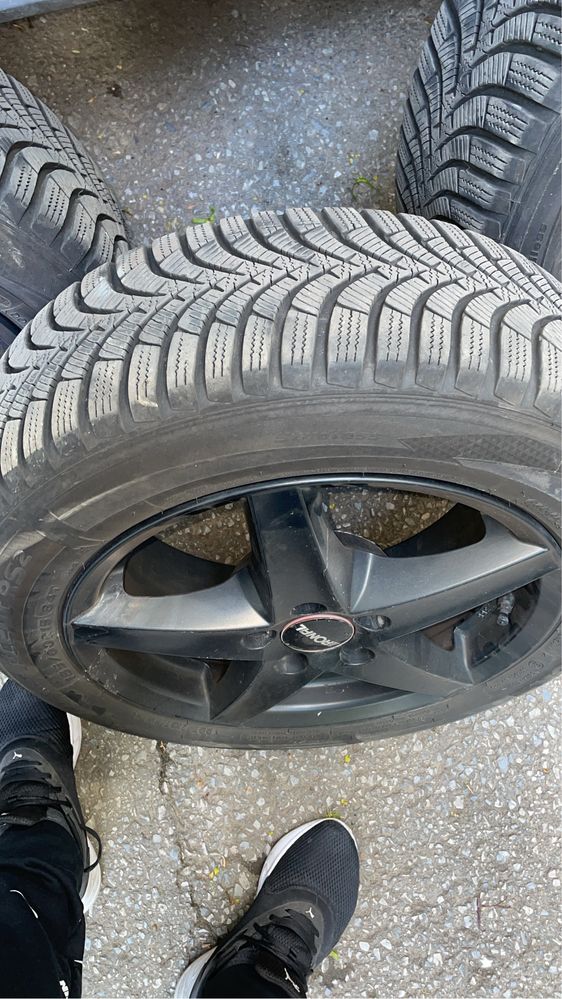 Jante 15 / RONAL R41 + cauciucuri m&s Hankook