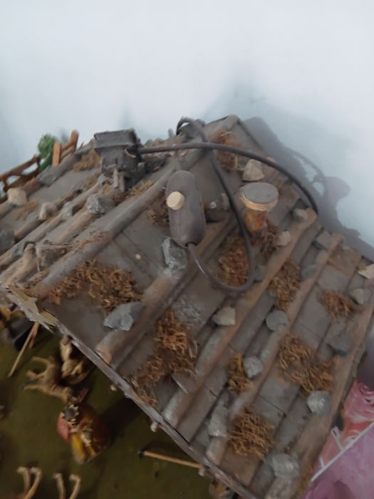 Căsuța lemn ornament Crăciun