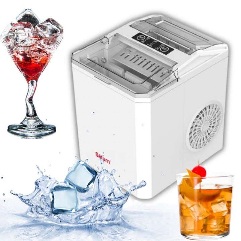 Ледогенератор, 110W, 12кг./24ч., 1л., Бял