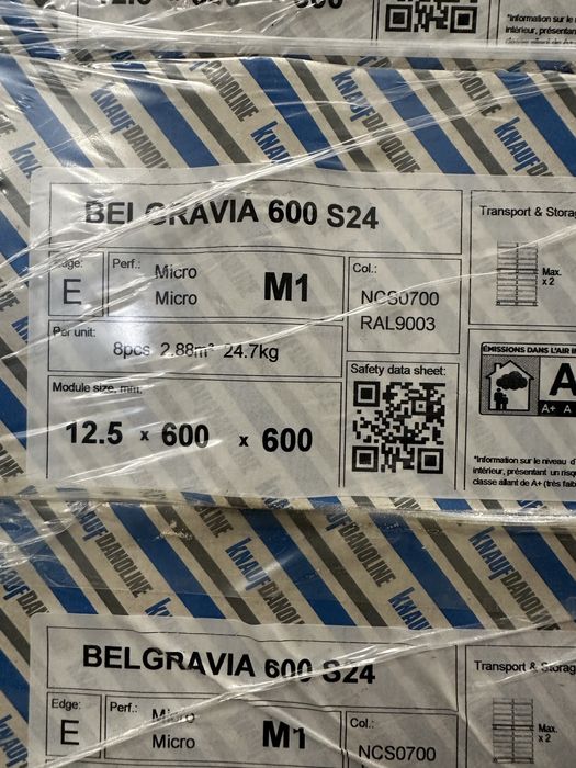 Placa rigips tavan casetat Danoline Belgravia