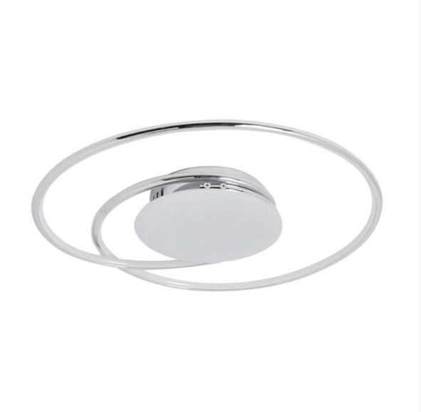 Lampă de tavan LED „Joline” (Modernă) în argintiu, fabricată din metal