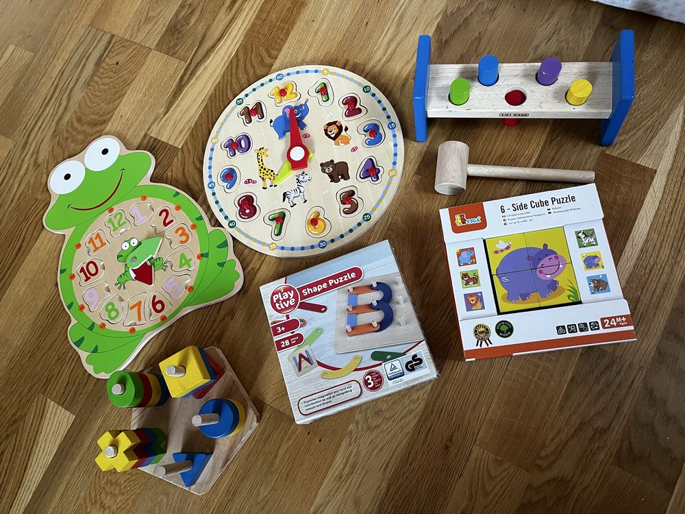 Дървени играчки и пъзели