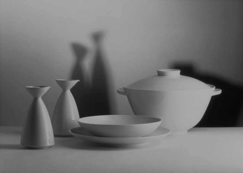 supiera vas servire Trude Petri KPM Bauahus manufactura portelan 1931