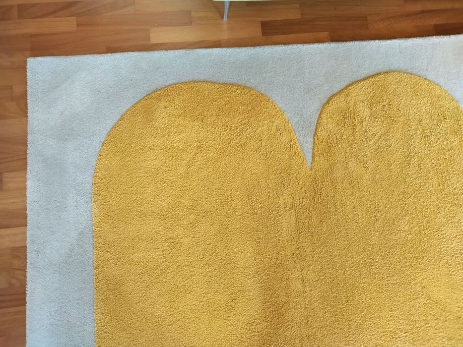 covor modern, lana naturala, designer UK, 2x3 m, aproape nou