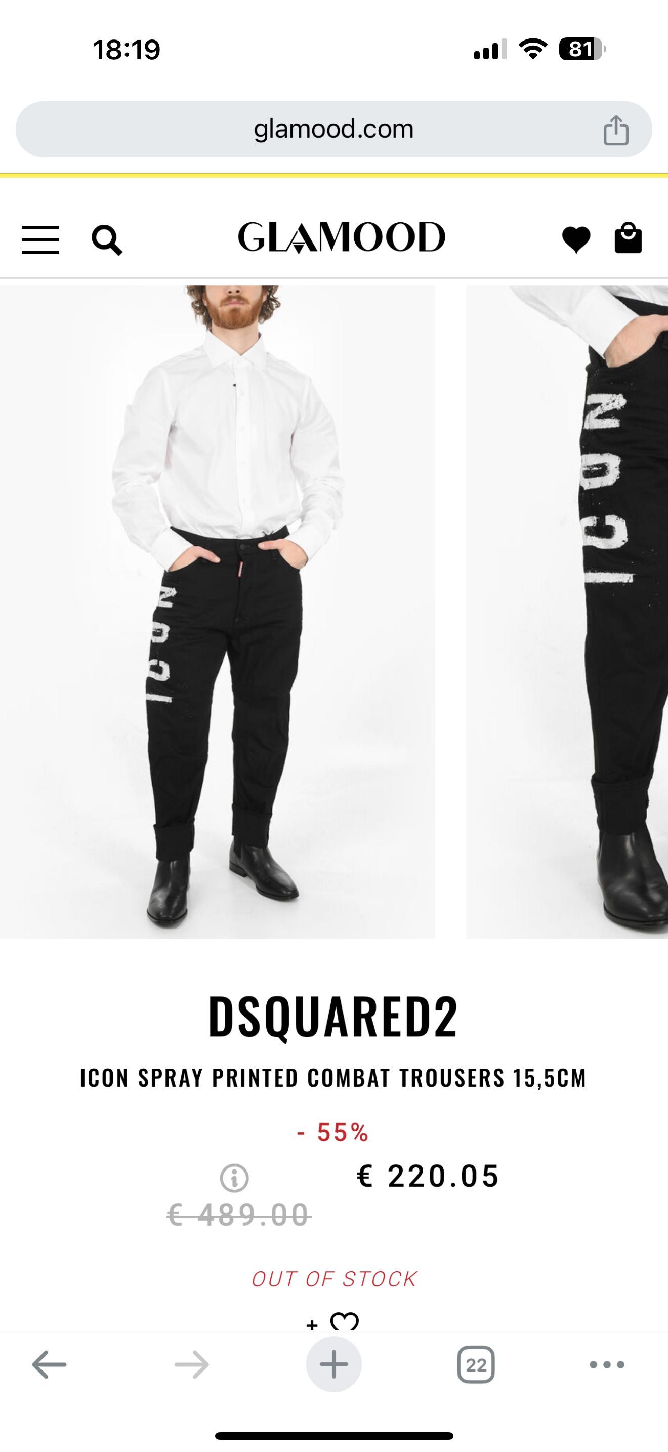 Blugi dsquared originali , loose fit .
