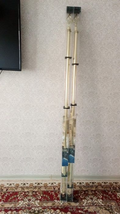 Металлические карнизы в цвете золото 2 шт.