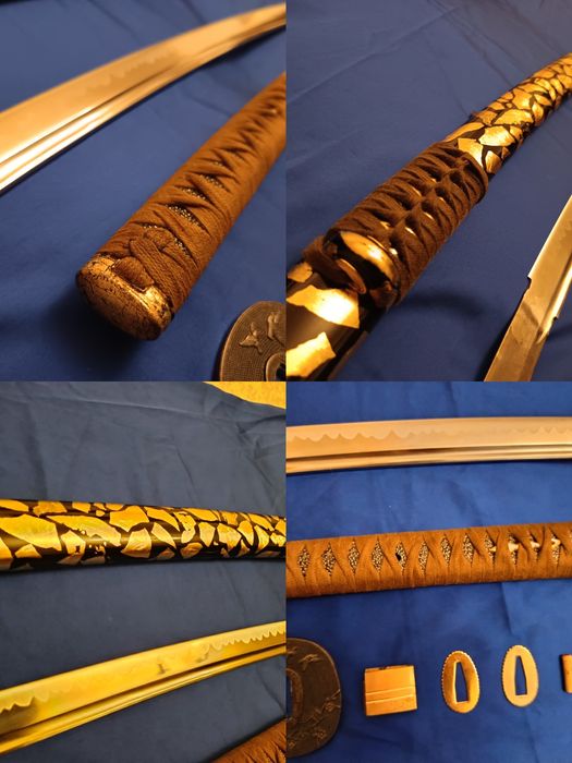 artă japoneză/sabie katana unicat/certificare
