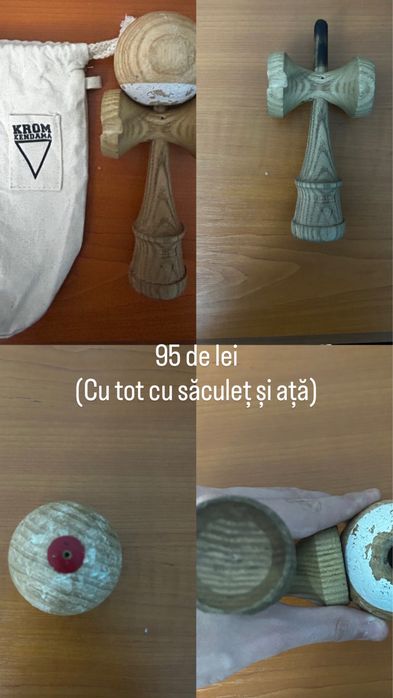 Krom slaydawg full mapple (cu tot cu ață și săculet krom)