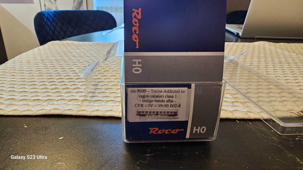 Vand vagon clasa 1 indigo, CFR, epoca IV , STA 5035 scara H0