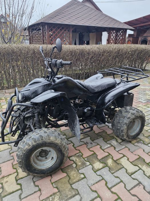 ATV Skiygo cu lama zapada si remorca