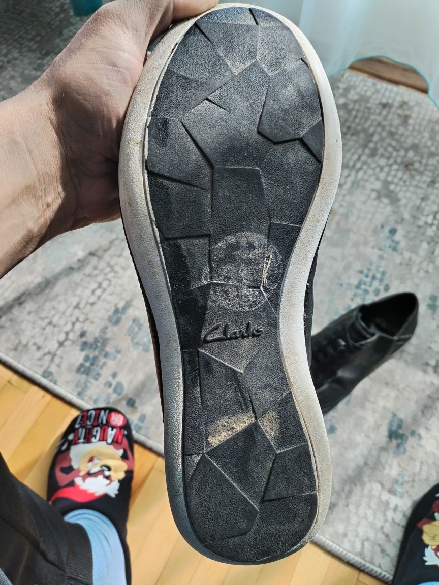 Мъжки кожени обувки Clarks н.45 UK.10