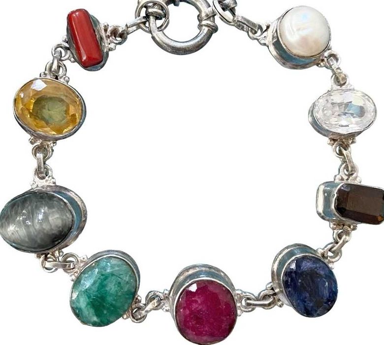 Brățară și pandant, argint 925,cu pietre semiprețioase!