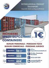 Inchiriere Spatii Depozitare in Containere Maritime