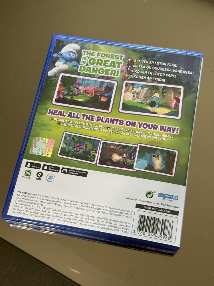 Игра The SMURFS Mission Vileaf Playstation 5 PS5