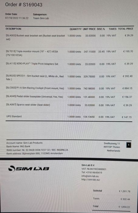Simulator Simcube 2 pro