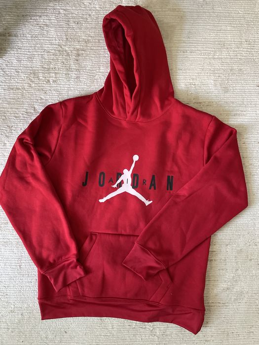 Hanorac copii Jumpman, poliester, rosu, 13-15 ani, unisex
