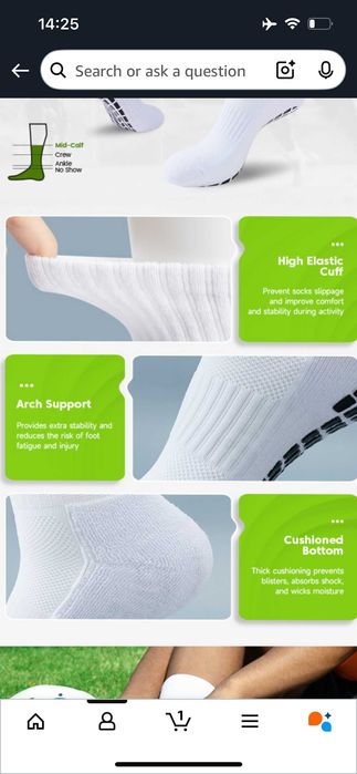 Футболни Чорапи Anti Slip размер 42-45