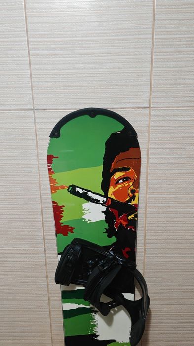 Placa snowboard Cuba libre 154 -155 -legaturi boots Burton