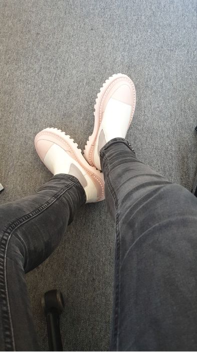 Кожени боти Chelsea с дебела подметка