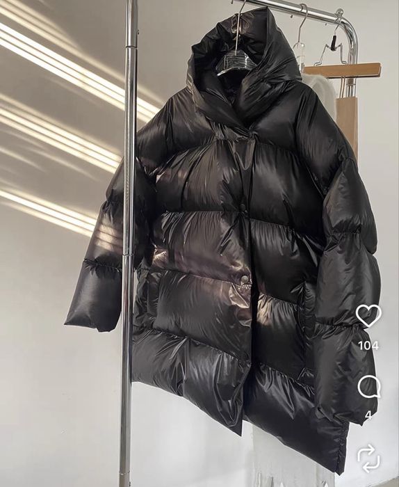 Пуховик оверсайз